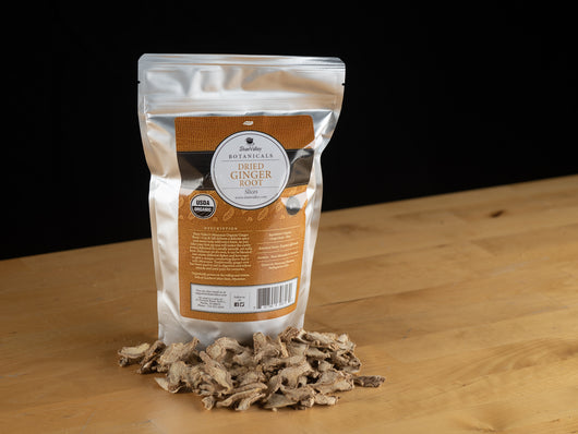 Dried Ginger Root - Slices (8 Oz)