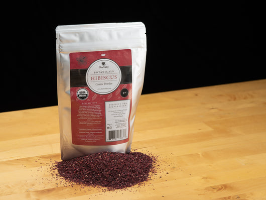 Hibiscus - Coarse Powder - Tea Bag Cut  (8 Oz)
