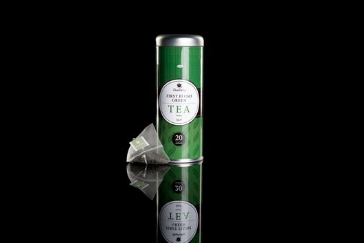 First Flush Green Tea - Tea Bag (Contain 20 Reusable Tea Bags) = 40 servings